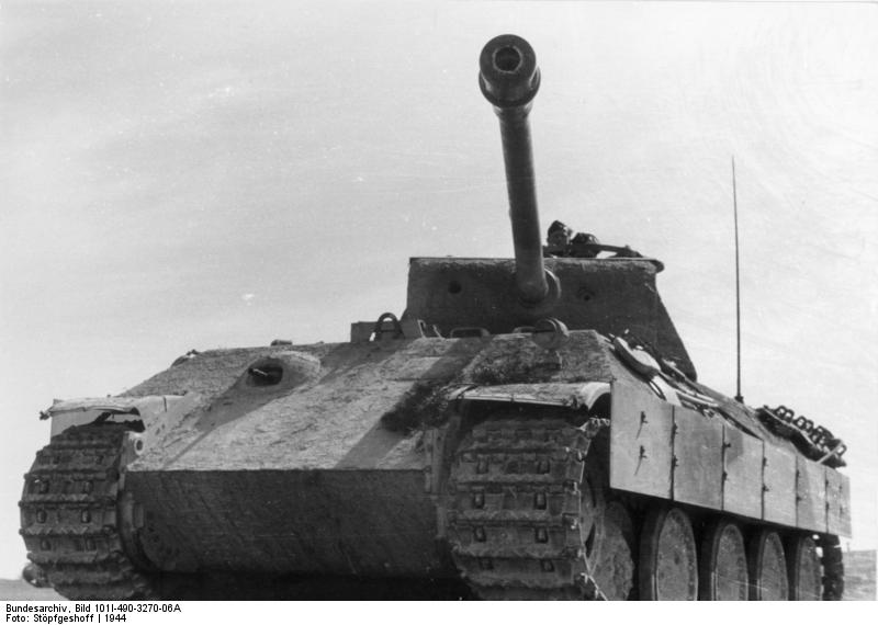 Im Westen, Panzer V (Panther), Image source: Bundesarchiv, Bild 101I-490-3270-06A / Stöpfgeshoff / CC-BY-SA 3.0