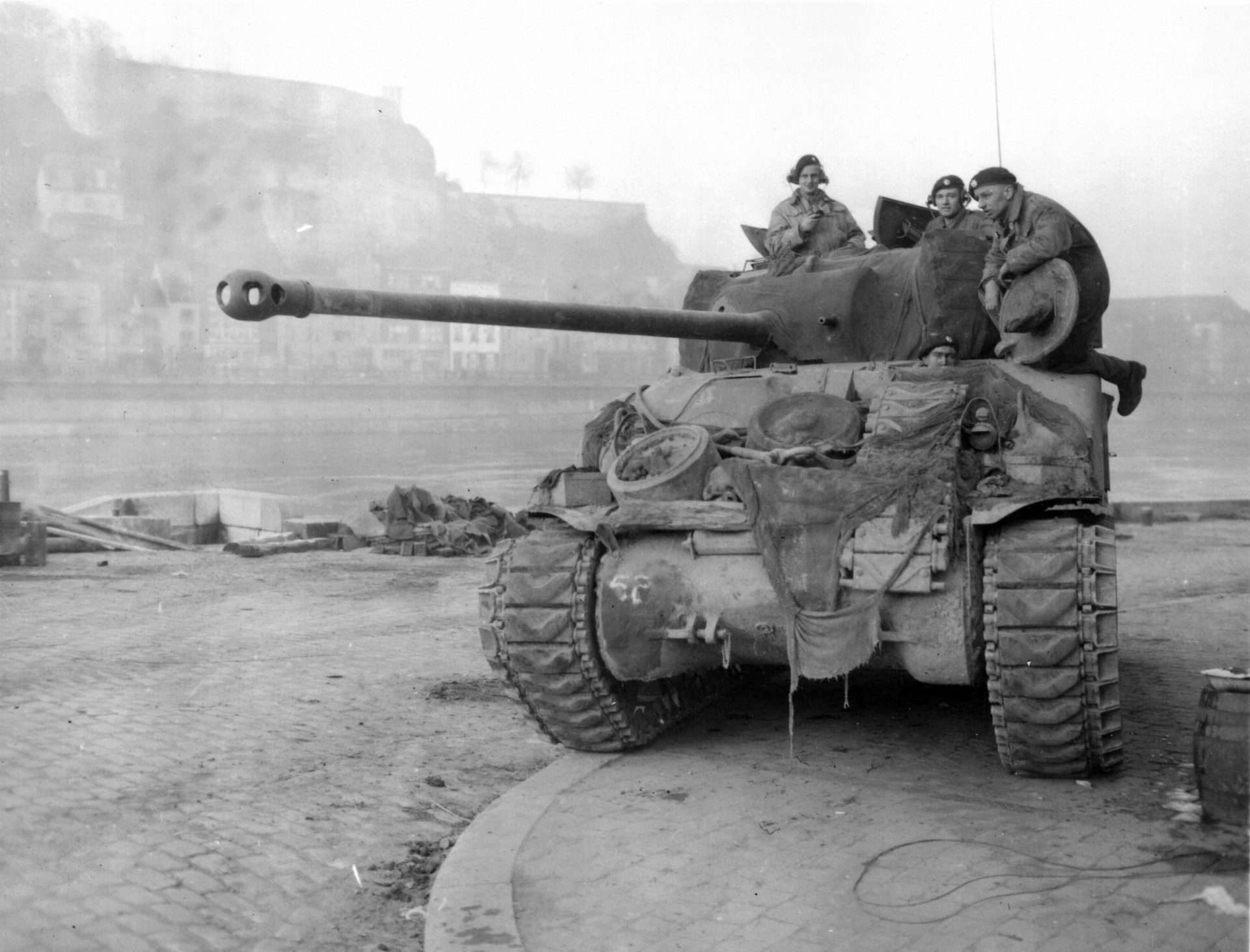American M36 Tank Destroyers at the Battle of the Bulge