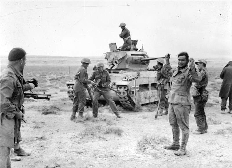 re-captured Matilda tank