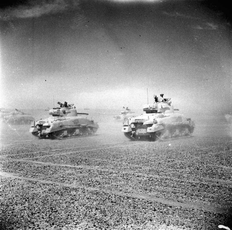 Sherman tanks at the Second Battle of El Alamein!