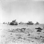 tanks of 8th armoured bridgade during the second battle el alamein world war ii